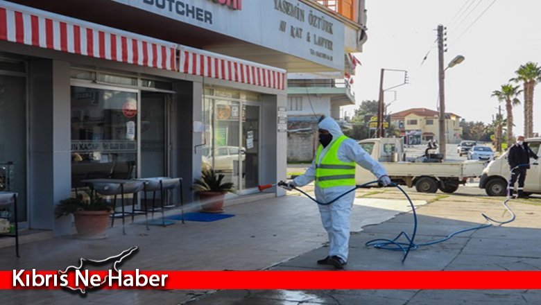 İskele Belediyesi, dezenfekte çalışmalarını iki katına çıkardı