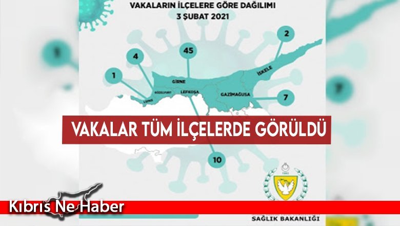 Vakalar tüm ilçelerde görüldü