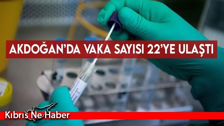 Akdoğan’da vaka sayısı 22’ye ulaştı