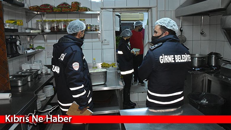 Girne Belediyesi Gıda Denetimleri ve Covid-19 Kontrollerine Devam Ediyor