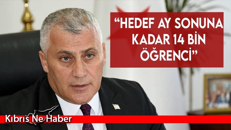 Olgun Amcaoğlu: “6 bin öğrenci adaya geldi… Hedef ay sonuna kadar 14 bin öğrenci”