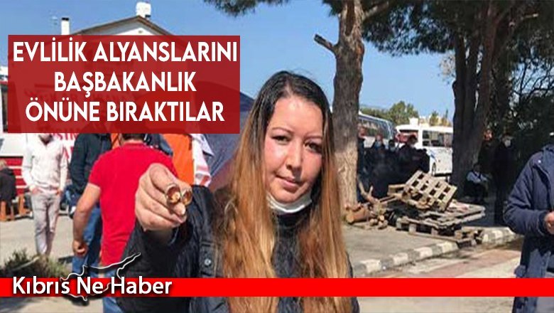 Evlilik Alyanslarını Başbakanlık önüne bıraktılar