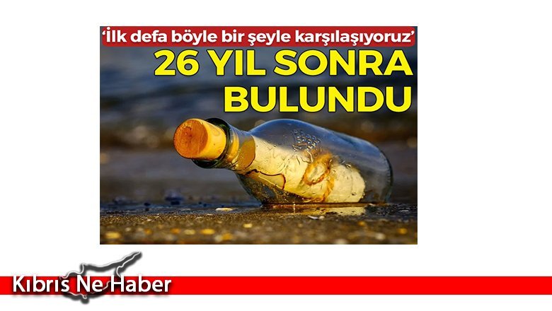 26 yıl sonra tesadüfen bulundu
