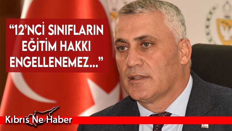 Olgun Amcaoğlu: “12’nci sınıfların eğitim hakkı engellenemez...”