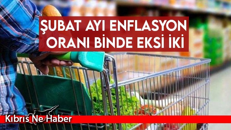 Şubat ayı enflasyon oranı binde eksi iki