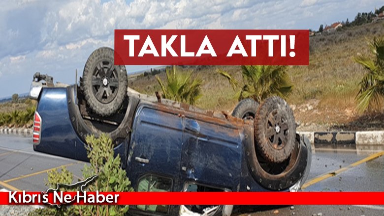 Mevlevi Kavşağı'nda korkutan kaza!