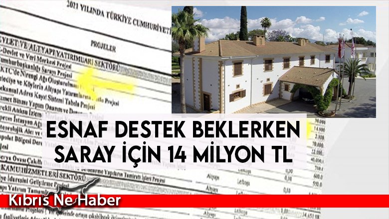 Cumhurbaşkanlığı Sarayı için 14 Milyon TL