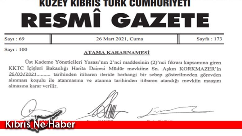 Harita Dairesi Müdürlüğü’ne Aşkın Korkmazer atandı