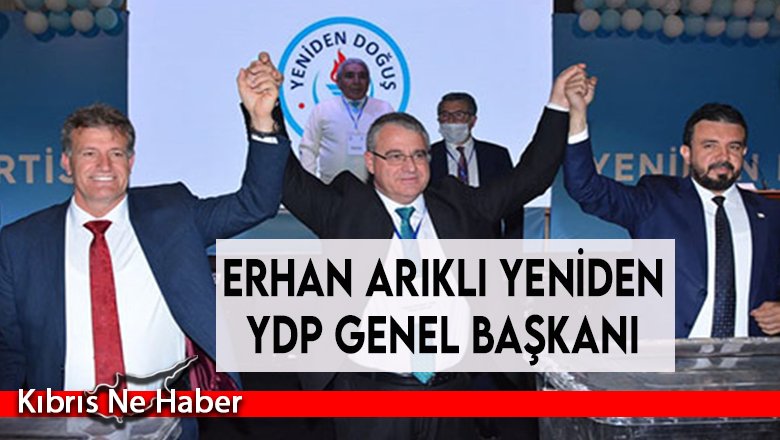 Erhan Arıklı yeniden YDP Genel Başkanı