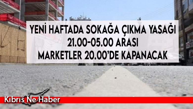 Marketler 20.00’de kapanacak…