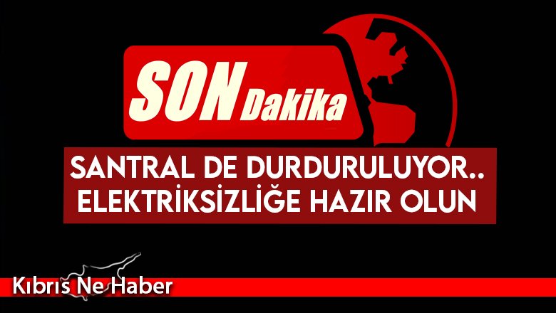 Santral de durduruluyor.. Elektriksizliğe hazır olun