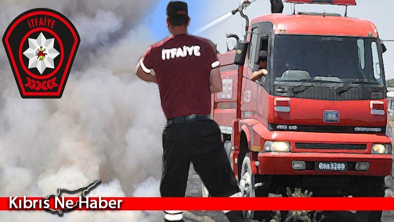 Kanlıköy'de yangın: 15 dönümlük biçilmemiş arpa yandı