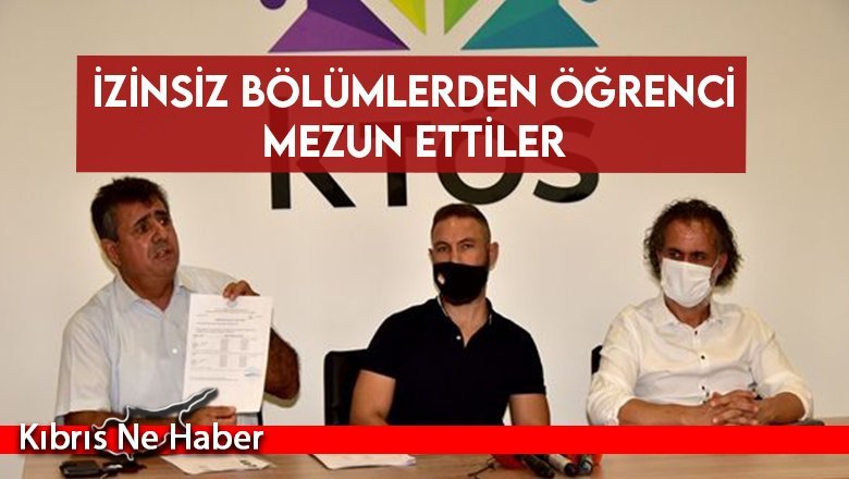 İzinsiz bölümlerden öğrenci mezun ettiler
