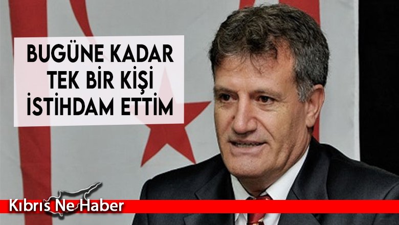 Arıklı: Bugüne Kadar Tek Bir Kişi İstihdam Ettim