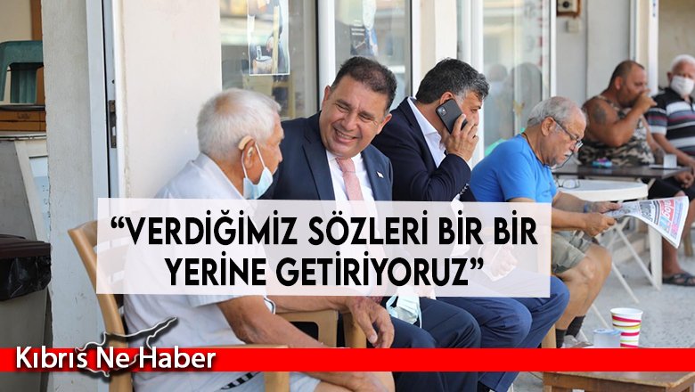 Başbakan Ersan Saner, Beyarmudu'nda incelemelerde bulundu