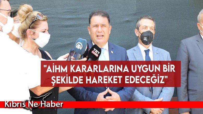 Başbakan Ersan Saner: "AİHM kararlarına uygun bir şekilde hareket edeceğiz"
