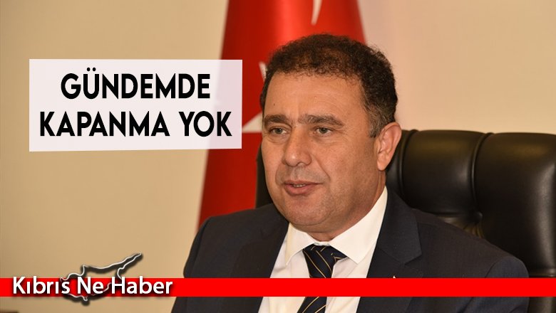 Ersan Saner: Gündemde kapanma yok