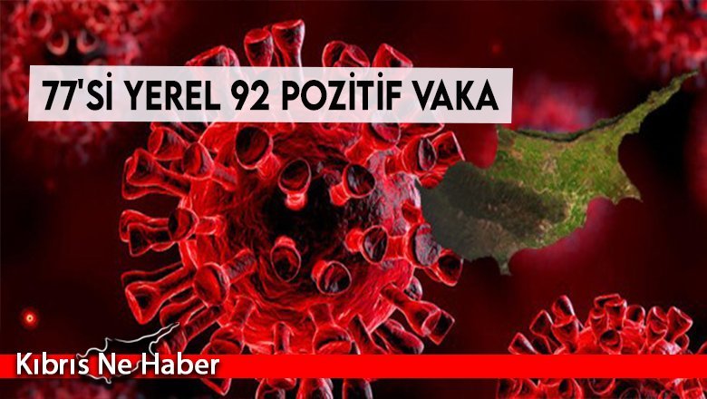 SON DAKİKA! 77'si  yerel 92 pozitif vakaya rastlandı