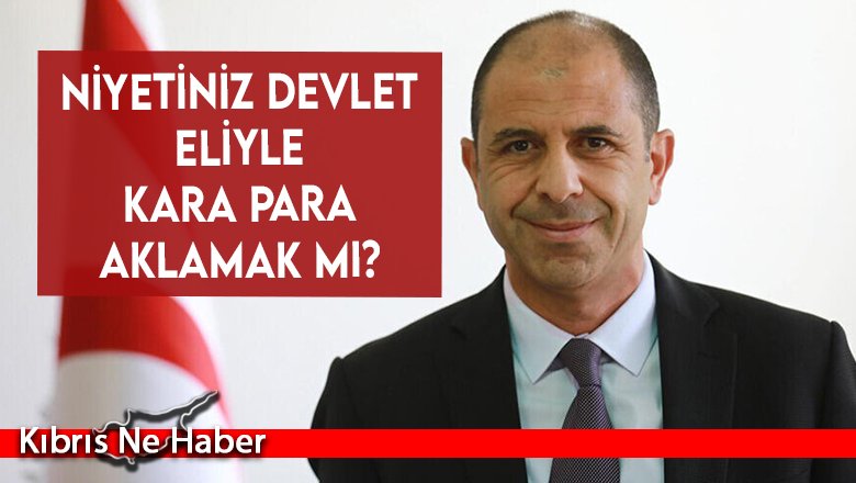 “Kara para aklama kararnamesine” Özersay’dan sert tepki