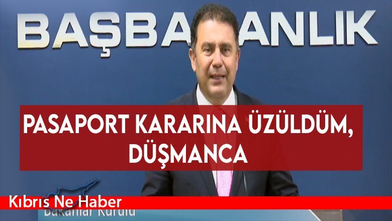 Saner: Pasaport kararına üzüldüm, düşmanca