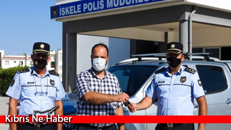 İskele Polis Müdürlüğü'ne araç hibe edildi