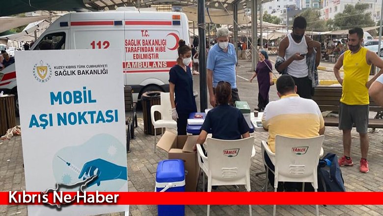 Mobil aşılama hizmeti devam ediyor