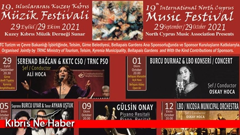 Kuzey Kıbrıs Müzik Festivali Başlıyor