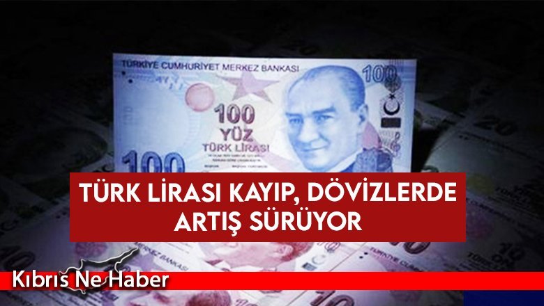 Türk Lirası kayıp, dövizlerde artış sürüyor