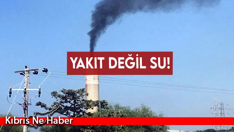 Yakıt değil su!