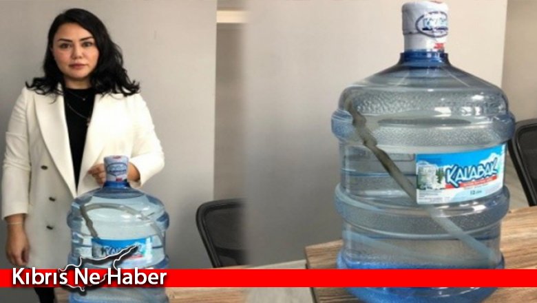 Böylesi görülmedi! Ağzı kapalı damacanadan boru çıktı