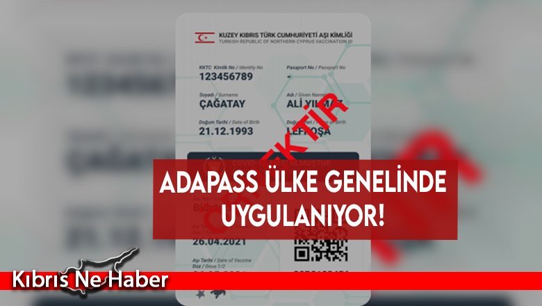Adapass ülke genelinde uygulanıyor!