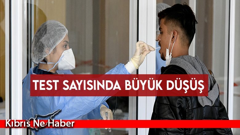 Test sayısında büyük düşüş