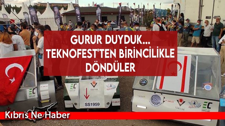 Gurur duyduk.. TEKNOFEST'ten birincilikle döndüler