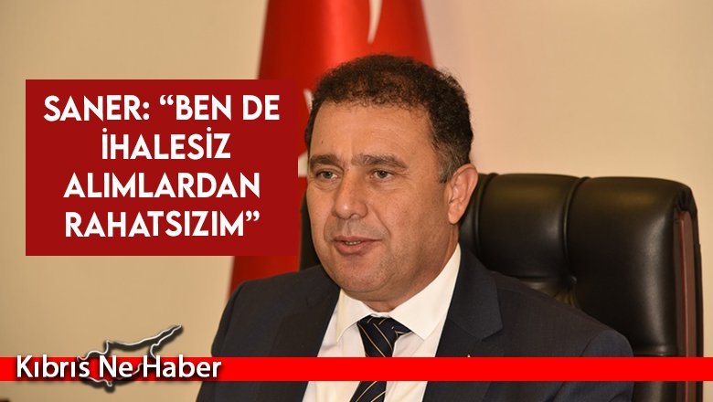 Saner: “Ben de ihalesiz alımlardan rahatsızım”