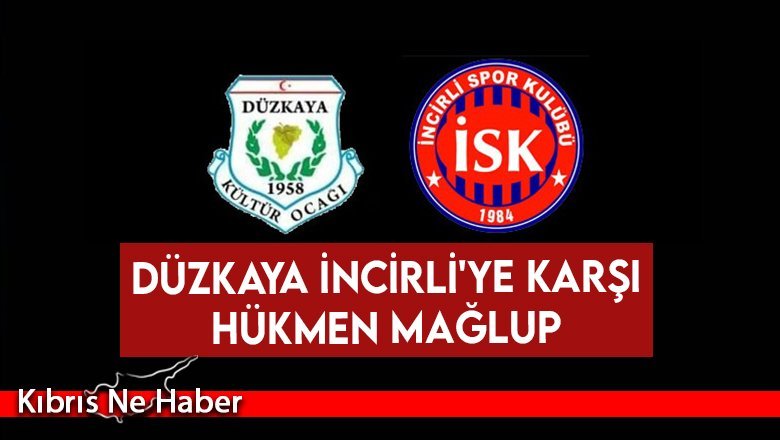 Düzkaya İncirli'ye karşı hükmen mağlup