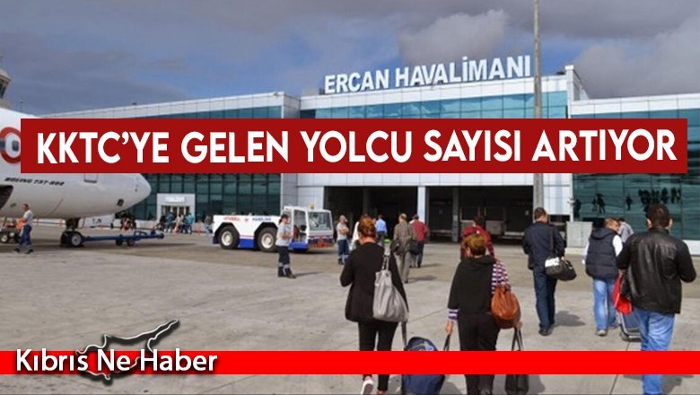 KKTC’ye gelen yolcu sayısı artıyor