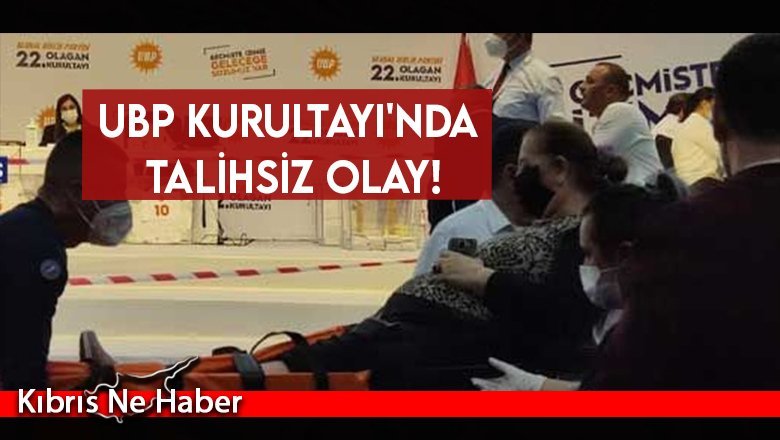 UBP Kurultayı'nda talihsiz olay!