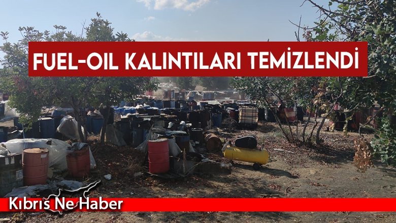 Fuel-oil kalıntıları temizlendi