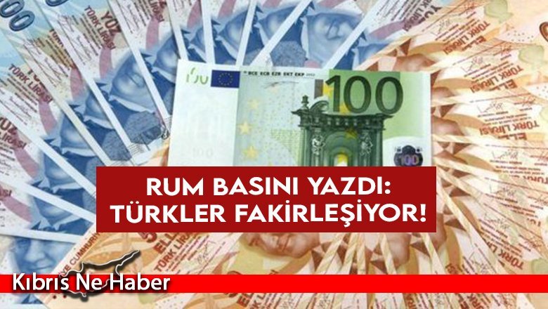 Rum basını yazdı: Türkler fakirleşiyor!