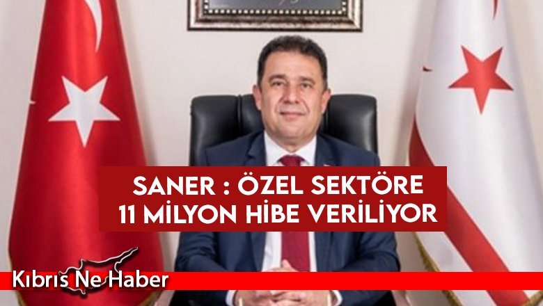 Saner'den Özel Sektöre Hibe Açıklaması
