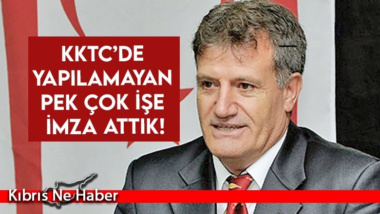 Arıklı: KKTC’de yapılamayan pek çok işe imza attık!