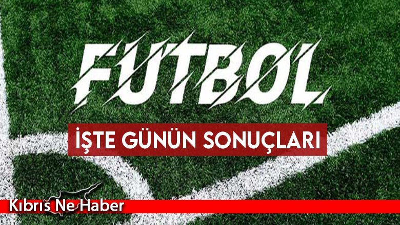 Futbolda alınan sonuçlar