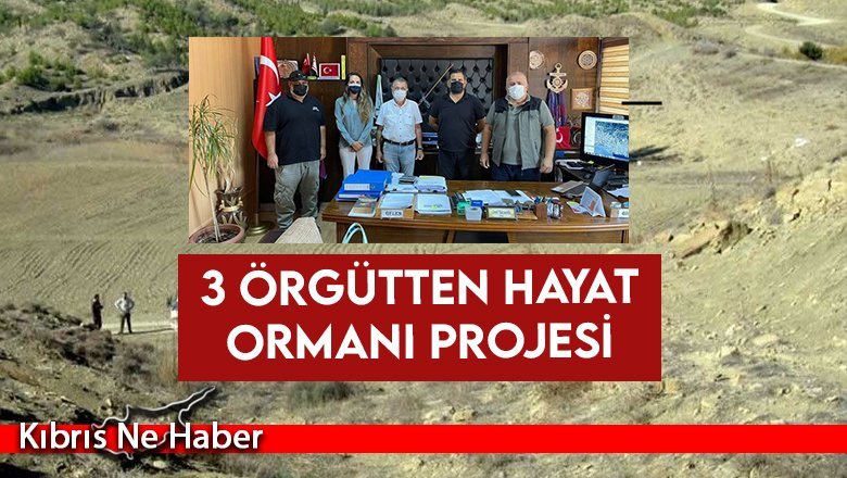 3 örgütten hayat ormanı projesi