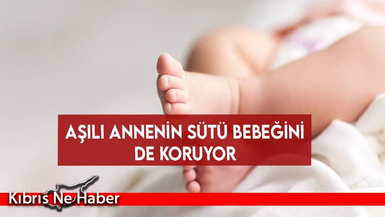 Aşılı annenin sütü bebeğini de koruyor