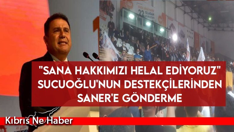 Sucuoğlu'nun destekçilerinden Saner'e gönderme