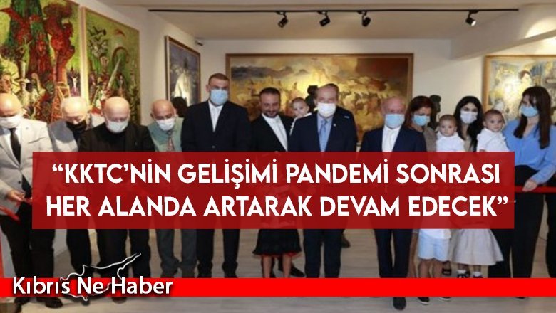 Cumhurbaşkanı Tatar, Güzel Sanatlar Denizcilik Sergisi’nin Açılışını Gerçekleştirdi