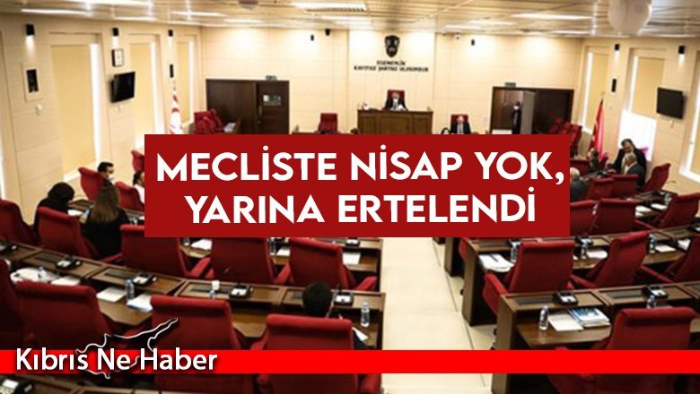 Mecliste Nisap Sorunu Bugün de Sürdü, Genel Kurul Toplanamadı