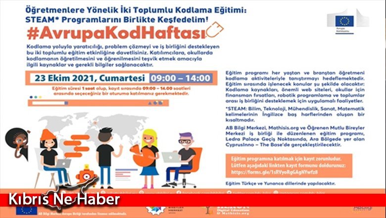 Öğretmenlere Yönelik İki Toplumlu Kodlama Eğitimi Düzenlenecek