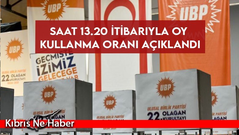 Saat 13.20 itibarıyla oy kullanma oranı açıklandı