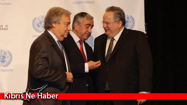 Crans Montana Tutanakları...Guterres-Kocias Görüşmesi